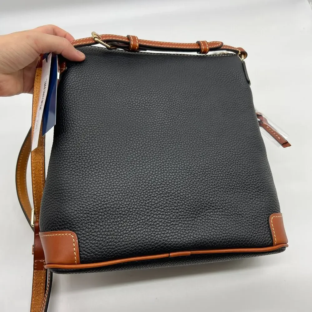 Dooney & Bourke Pebble Leather Crossbody Purse Black